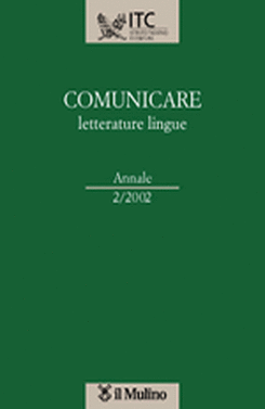 copertina Comunicare letterature lingue - Annale 2/2002