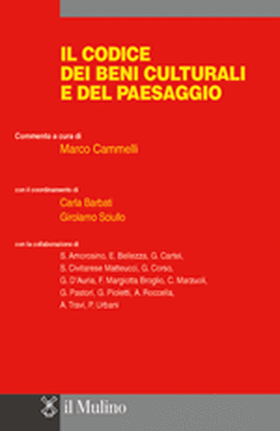 Cover Il Codice dei beni culturali e del paesaggio