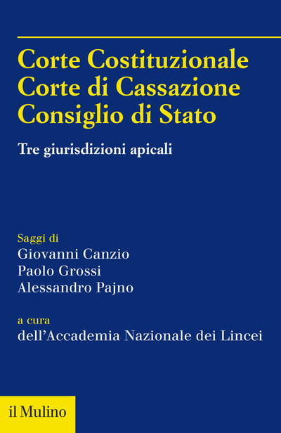 Cover Corte Costituzionale, Corte di Cassazione, Consiglio di Stato